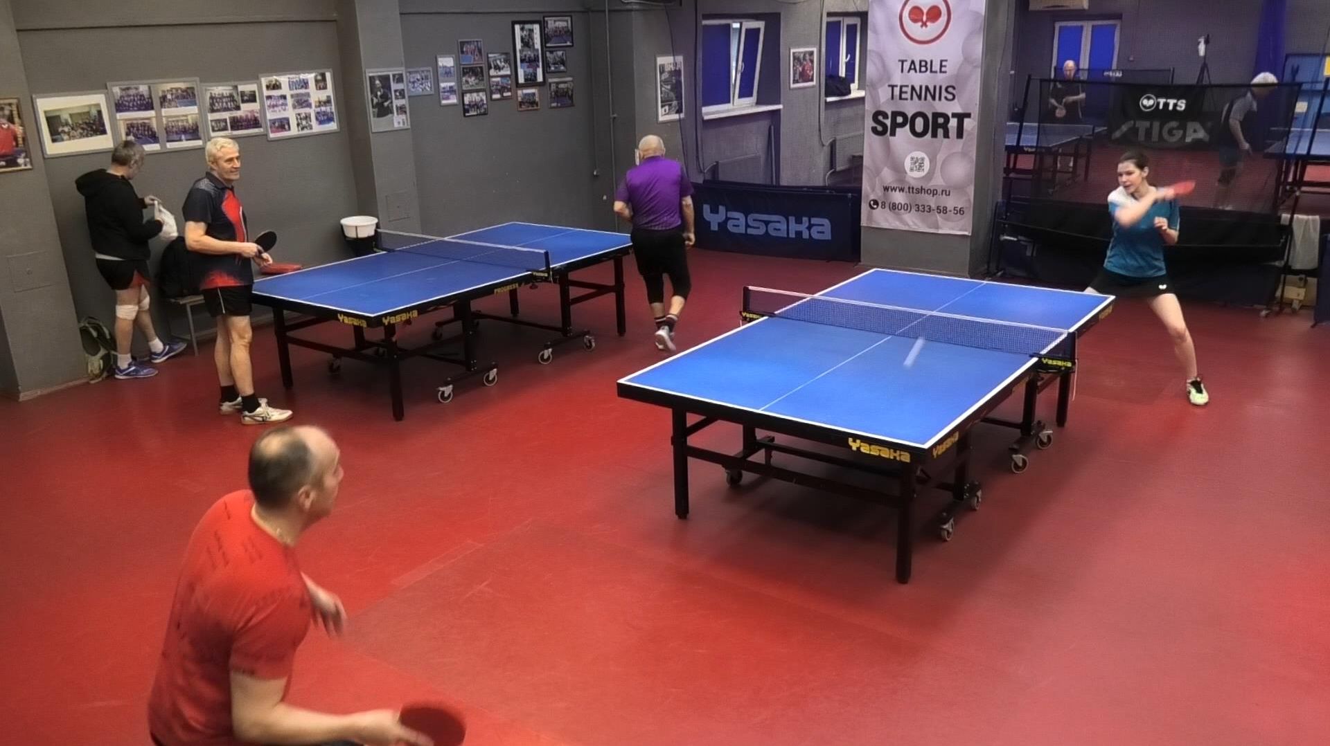 1/8 Корсовский В. (543) - Монаенкова В. (611) 23.04 настольный теннис турнир Кубок ТТСПОРТ