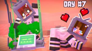 Сестра МЕЙЗЕН Джей Джей РАЗБИЛАСЬ на МАРСЕ - Анимация для Майнкрафта