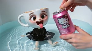 Уход за капучино Балерина  Итальянская анимация Brain Lot