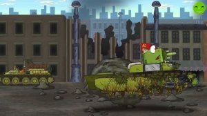 ВОЗРОЖДЕНИЕ СЫНА ЛЕВИАФАНА! КВ-6 наносит железный удар по демону - Мультики про танки