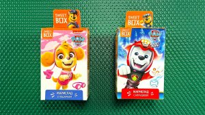 СЮРПРИЗ ВНУТРИ! Открываем Sweet Box со ЩЕНЯЧЬИМ ПАТРУЛЕМ! Кто попался Гончик Скай и Вкусный мармелад