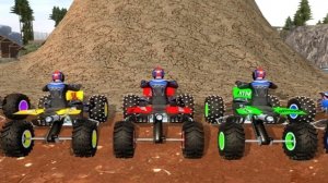 Мультфильм Гонка на Мотоциклах для Детей/Прохождение Игры на Байках