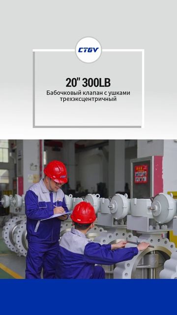 20''300LB Поворотный дисковый клапан с ушками и тройной эксцентриситетом-CTGV-1