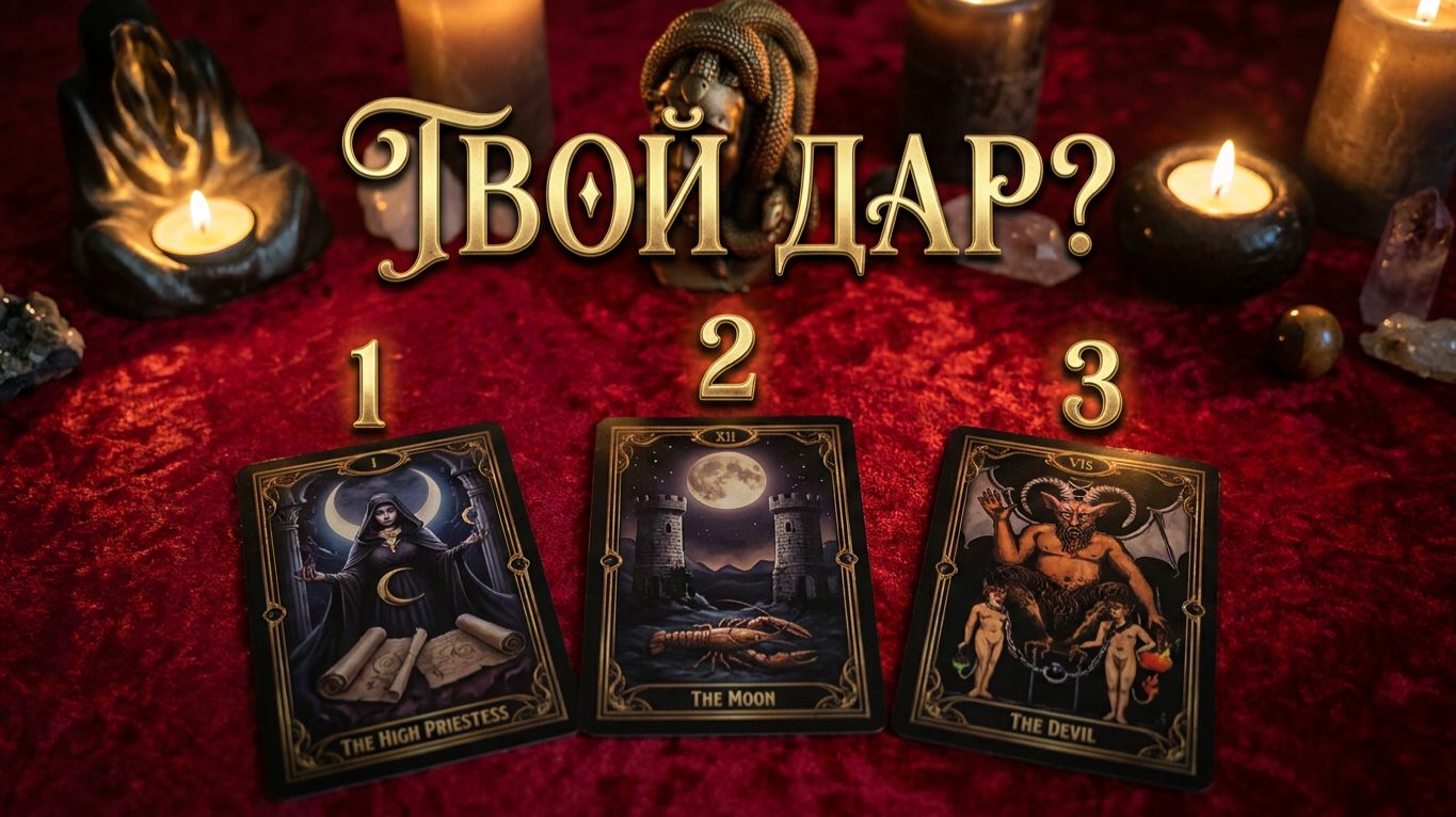 💯☝️ТВОЙ СКРЫТЫЙ ДАР 💥КАКАЯ МАГИЧЕСКАЯ СИЛА ЖИВЕТ В ТЕБЕ ✨💯☝️
