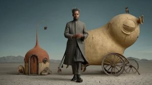 180. Жена рыбака - Сюрреалистический сказочный пейзаж с искусственным интеллектом