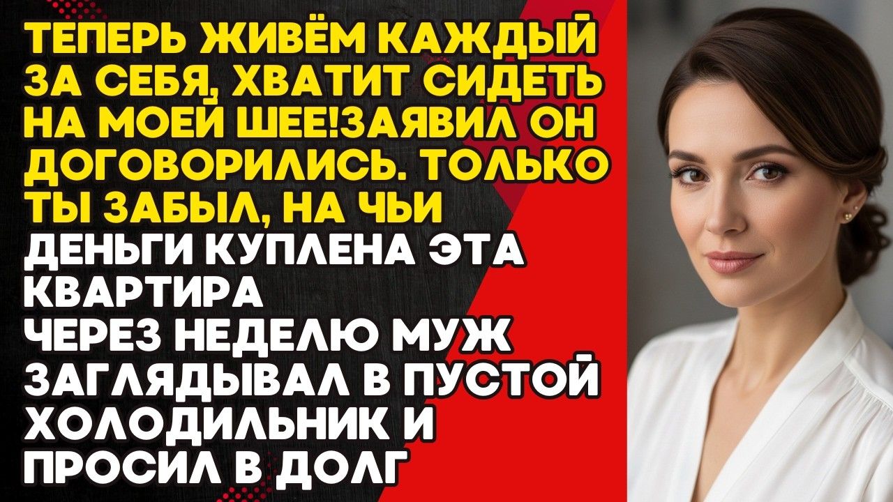 Муж Выгнал Жену на раздельный бюджет...