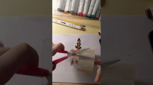 дракон из бумаги на палец