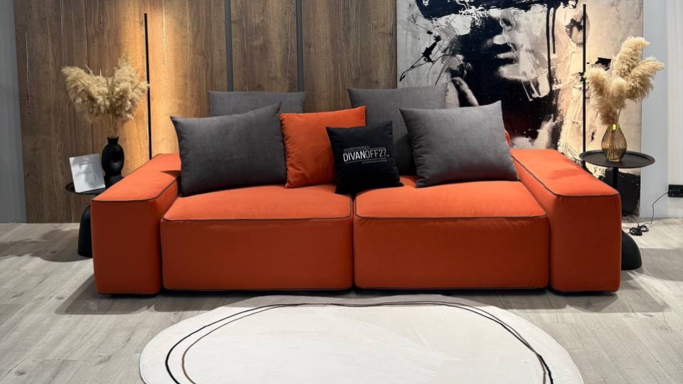 Диван ШЭР с Кантом от фабрики дизайнерской мягкой мебели ДИВАНОФФ27 (собственное производство)