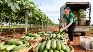 Сбор урожая тыквы на продажу. Покупаю семена для посева. Работаю на ферме. Покупаю бамбук. Хуан Ли