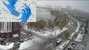 27.04.2026 На Москву обрушился сильный апрельский снегопад