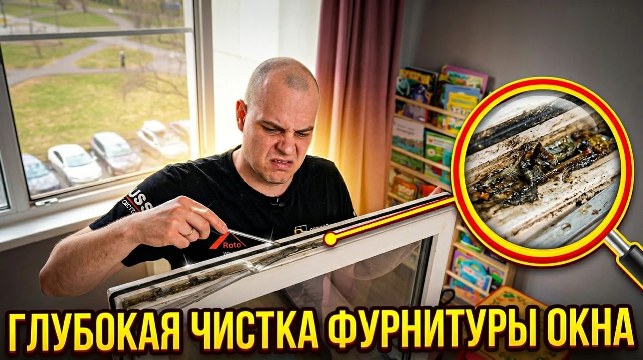 Глубокая очистка фурнитуры окна: как предотвратить полную замену фурнитуры