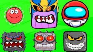 НОВЫЙ КРАСНЫЙ ШАР, КРАСНЫШ СПАСАЕТ ДЕРЕВНЮ КРАСНЫХ ШАРИКОВ