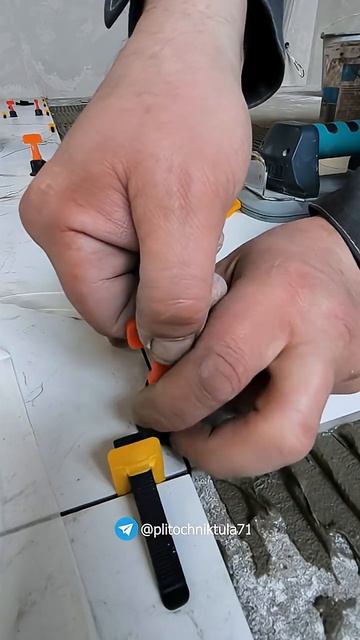 Идеальное примыкание одной плитки к другой.