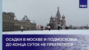 Осадки в Москве и Подмосковье до конца суток не прекратятся