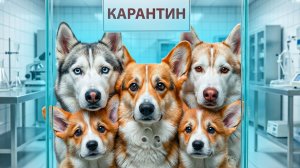 У НАС ВИРУС! НАС ПОСАДИЛИ НА КАРАНТИН!! Корги Пряник Говорящая собака