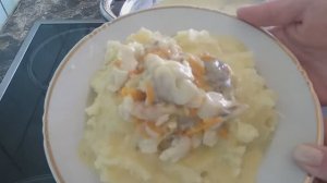 Ум отъешь, какая вкуснотища! Минтай в сметанном соусе