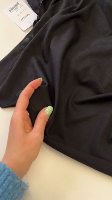 Кулирная гладь в черном цвете с шикарным составом 🖤