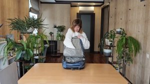 Чемодан-рюкзак Polar п7102-1 синий