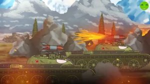 A1-3 THE APPEARANCE OF A SOVIET MONSTER! The T-66 Bobr is ready for battle! - Cartoons about tanks