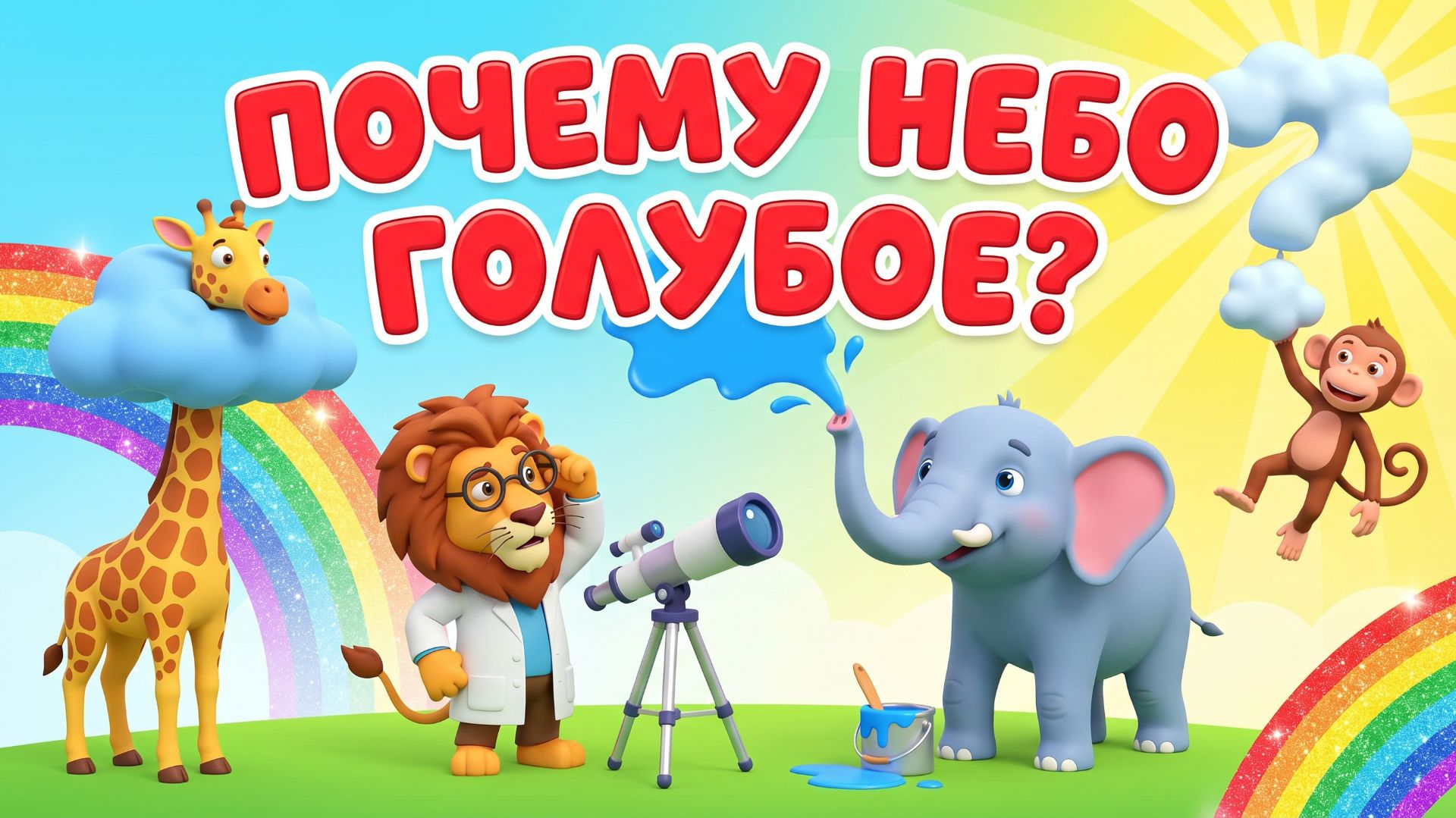 Почему небо голубое ☀️ Простое объяснение для детей и взрослых | Физика света