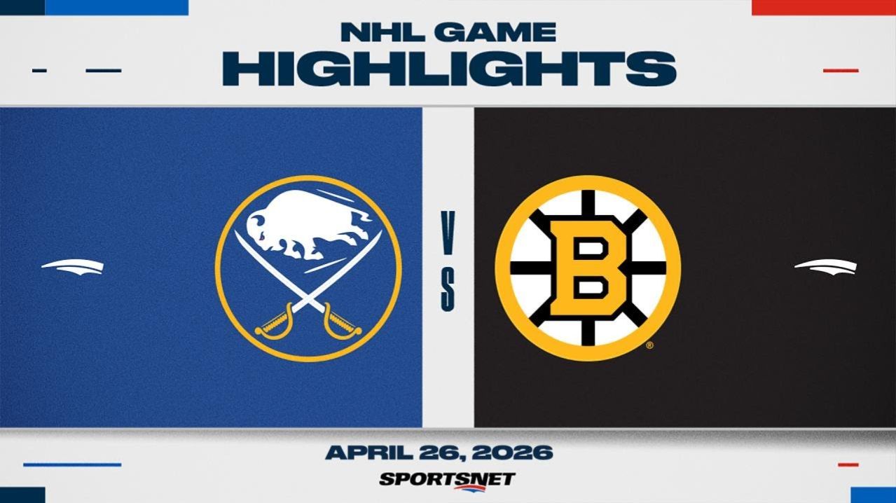 NHL Game 4 Highlights ｜ Sabres Vs. Bruins - April 26, 2026
