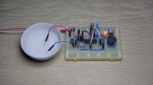 Датчик воды на микросхеме К561ЛА7.