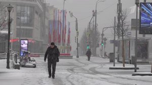 Настоящая зима вернулась в Центральную Россию.