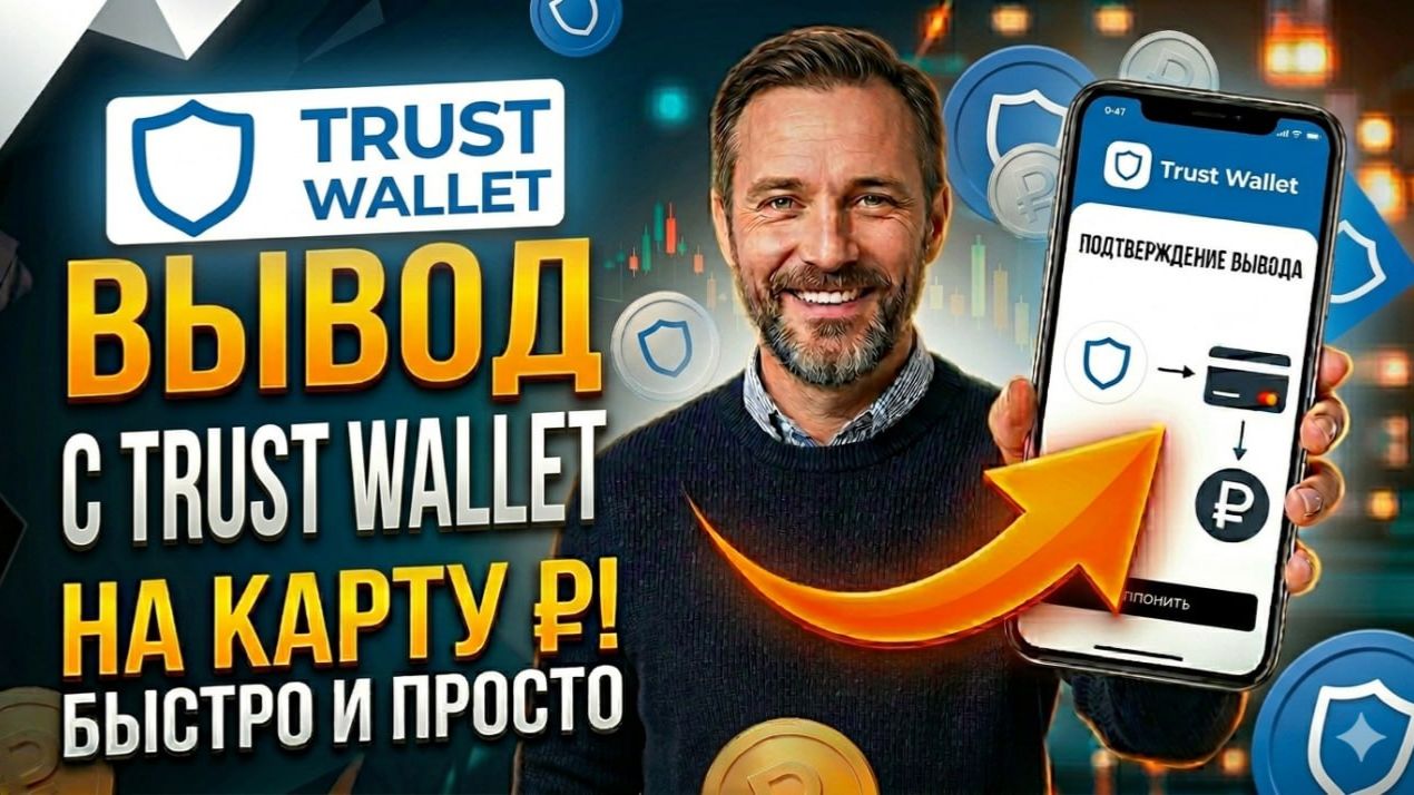 Как вывести деньги с Trust Wallet (Трас Валет) на карту