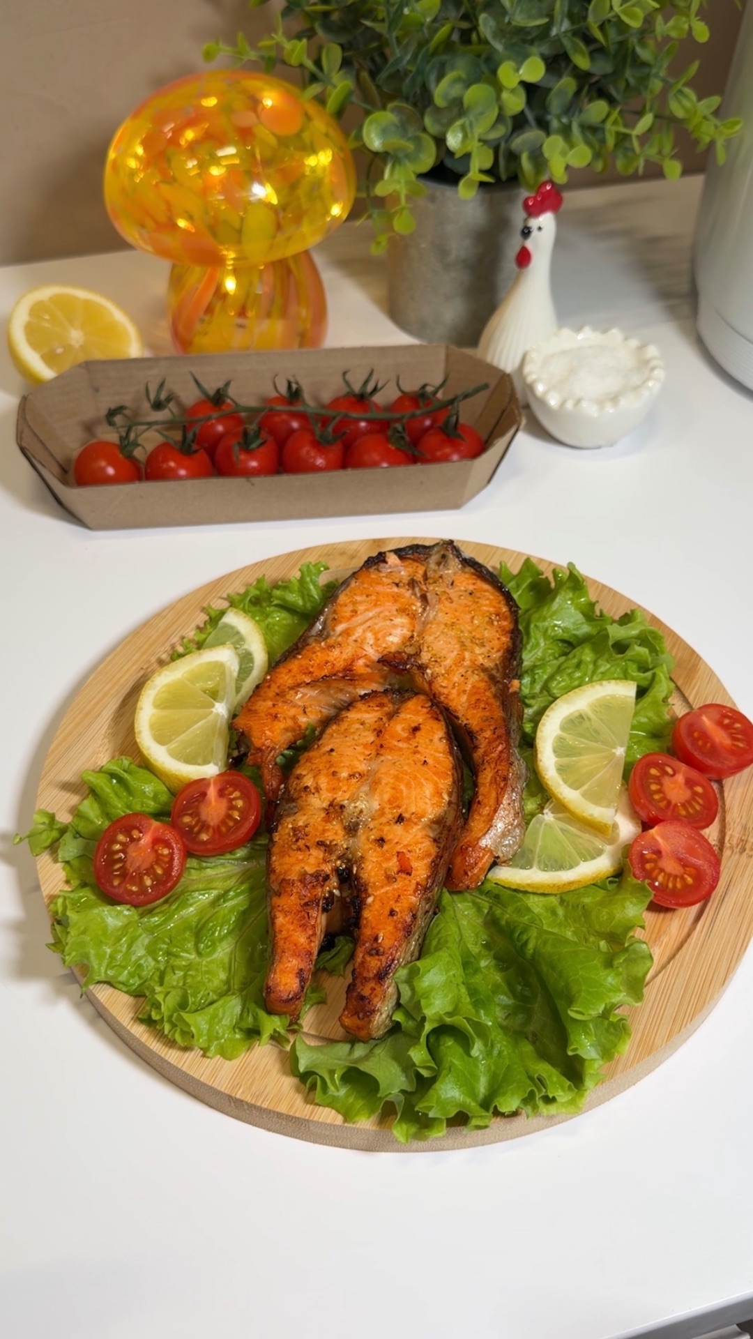 Форель в аэрогриле с лимонным маринадом 🐟✨