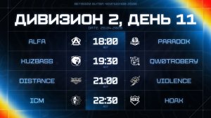 BetBoom Битва Чемпионов: Сплит #3 | Дивизион 2 | День 11 erid: 2VtzquyRV1q