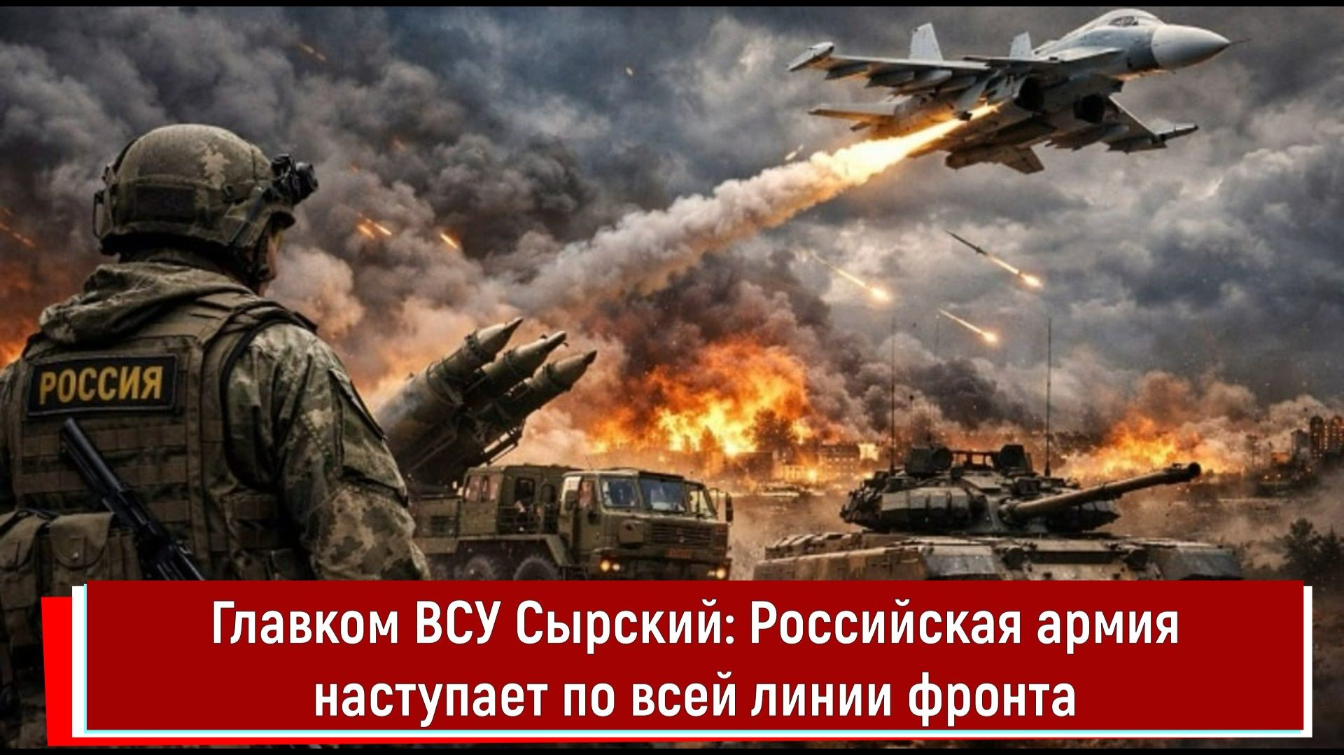 Главком ВСУ Сырский: Российская армия наступает по всей линии фронта