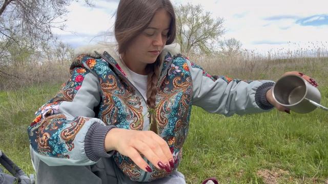 Готовлю окрошку на природе