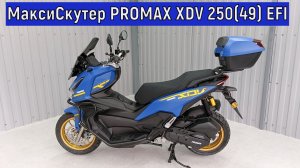 ОБЗОР  МаксиСкутера PROMAX XDV 250(49) EFI