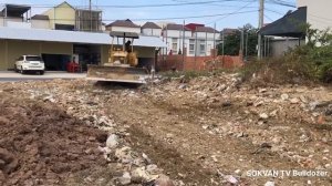 First Start Opening Amazing PROJECT!! Garbage is covered with dirt and stones, cleaned up Dozer D30p