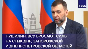 Пушилин: ВСУ бросают силы на стык ДНР, Запорожской и Днепропетровской областей