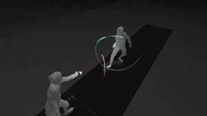 Fencing Visualized в реальном времени отслеживает движение шпаги