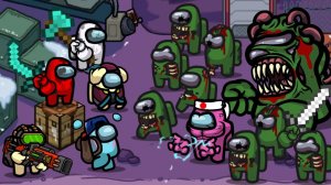 Розовый Импостер — Зомби Амонг Ас