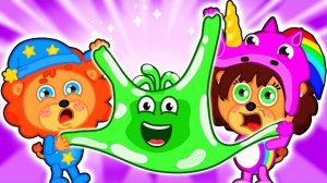 Маша и Леопольд. Слаймовое приключение - Мультик для детей - Lion Family на русском