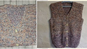 Жилет спицами. Обзор готовой работы