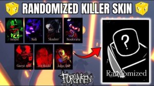 Победа С КАЖДЫМ СЛУЧАЙНЫМ СКИНОМ УБИЙЦЫ 😱В [FORSAKEN] Roblox