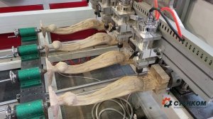 Многошпиндельный токарно фрезерный станок ЧПУ с полуавтоматической сменой инструмента