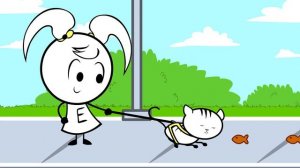 Kate turns into a CAT! Magic Wand Pretend Play with EK Doodles