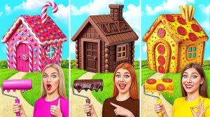 Домики Одного Цвета Челлендж # Сладости vs Шоколад vs Фастфуд от Bubba DO Challenge