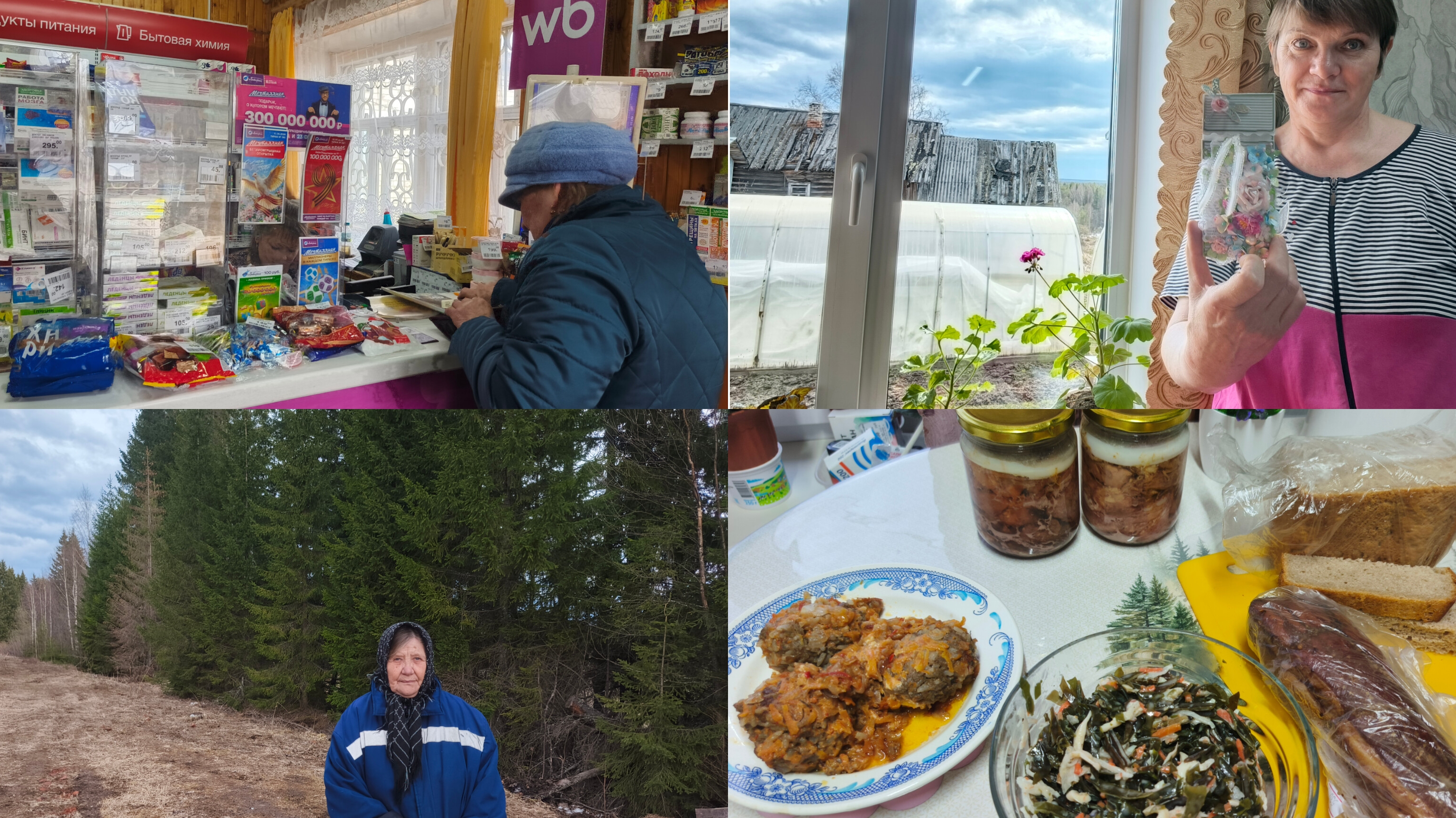Съездили в п.Лальск ,получила посылку -приз ,прогулка со свекровью и Ричи .