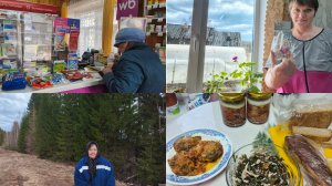 Съездили в п.Лальск ,получила посылку -приз ,прогулка со свекровью и Ричи .