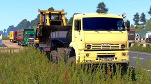 641 / ETS2 1.53 / Суровая Россия Забайкалье «R7» / КАМАЗ 65225 БАТЫР