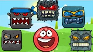 Red Ball 4 — Все боссы за 1 видео 🎮 Уничтожение Босса 1-5