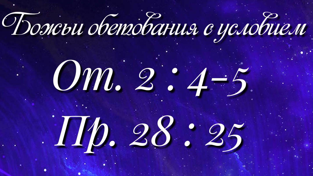 Божьи обетования (85)