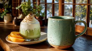 Уютный весенний кофе с теплым босса-нова джазом