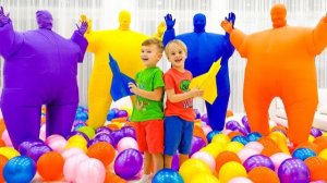 Приключение с кубиком-шариком для детей!